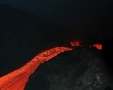 Monte Etna: etna lava di notte.